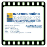 Unser Partner Baumann ist ein echter Experte in  Sachen Kfz-Gutachten. Mit jahrelanger Erfahrung und einem breiten  Fachwissen ist er der perfekte Ansprechpartner, wenn es um  Beweissicherungen, Bewertungs- und Prüfgutachten sowie Prüfungen nach  UVV geht.