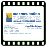 Unser Partner Baumann ist ein echter Experte in  Sachen Kfz-Gutachten. Mit jahrelanger Erfahrung und einem breiten  Fachwissen ist er der perfekte Ansprechpartner, wenn es um  Beweissicherungen, Bewertungs- und Prüfgutachten sowie Prüfungen nach  UVV geht.