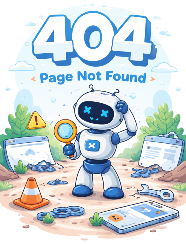 Verlorene Seite entdeckt von Roboter