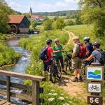 Radtour dem Rosenbach entlang
