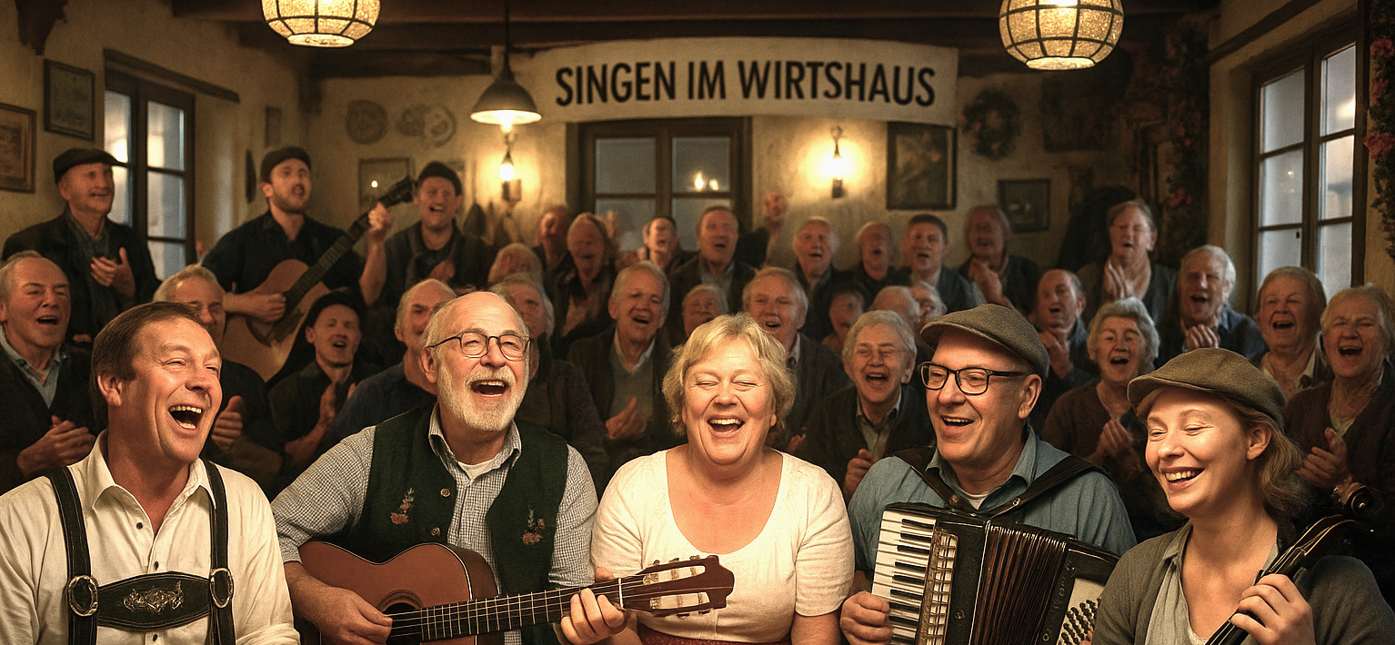 Sänger und Musiker im Wirtshaus Sänger und Musiker im Wirtshaus