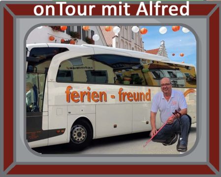 Button onTour mit Alfred