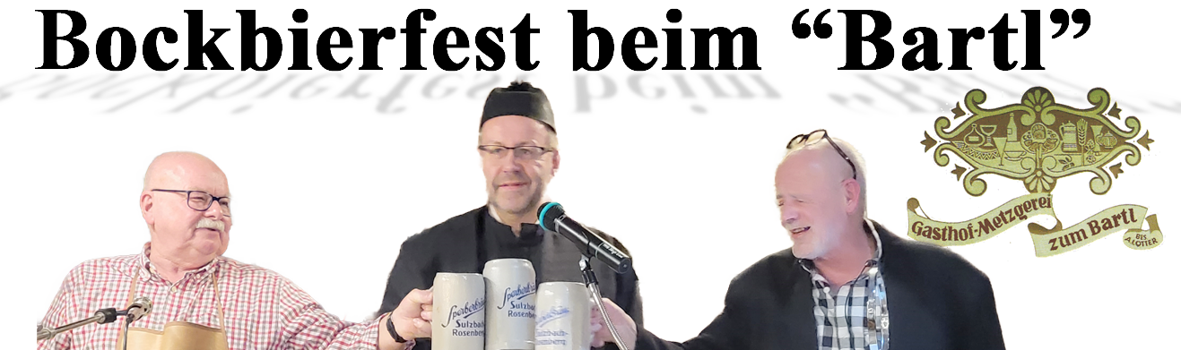 Bockbierfest beim "Bartl"