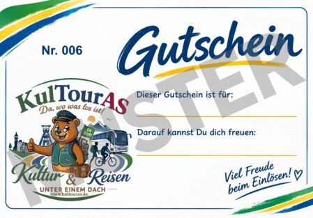 Der KulTourAS Gutschein zum verschenken