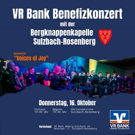 Benefizkonzert mit der Bergknappenkapelle